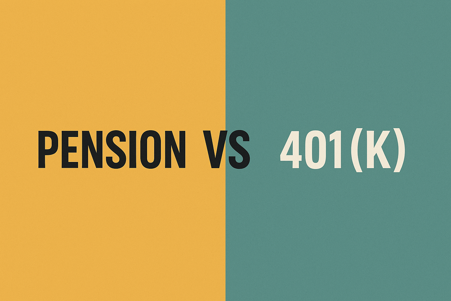 Pension vs 401K PLGH Advisors - PLGH Advisors